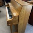 1987 Yamaha P22 studio piano in oak - Upright - Studio Pianos